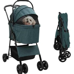 Opvouwbare Huisdierenwagen 81 x 47 x 99 cm Polyester>vidaXL Best
