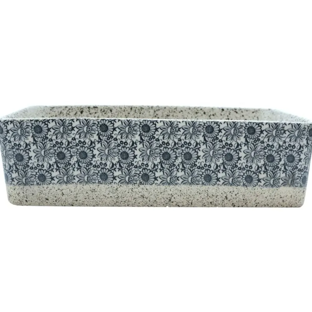 Opzetwasbak rechthoekig 46x35,5x13 cm keramiek>vidaXL Clearance
