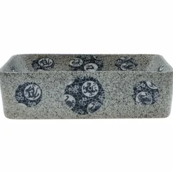 Sanitair & Loodgietersbenodigdheden*vidaXL Opzetwasbak rechthoekig 46x35,5x13 cm keramiek meerkleurig Multikleur