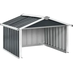 Overkapping voor robotmaaier 92x97x63 cm staal kleurig>vidaXL Outlet