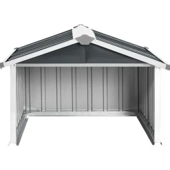 Overkapping voor robotmaaier 92x97x63 cm staal kleurig><noscript><img width=