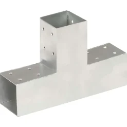 Paalverbinding T-vorm 71x71 mm gegalvaniseerd metaal>vidaXL Online