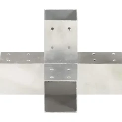 Paalverbinding X-vorm 71x71 mm gegalvaniseerd metaal>vidaXL Best