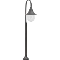 Paalverlichting tuin E27 120 cm aluminium>vidaXL Best