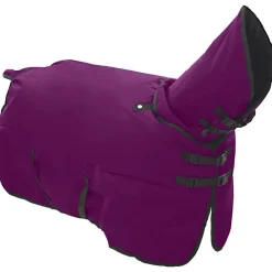 Buitensport*vidaXL Paardendeken Donkergroen en Zwart 75 cm Polyester Paars