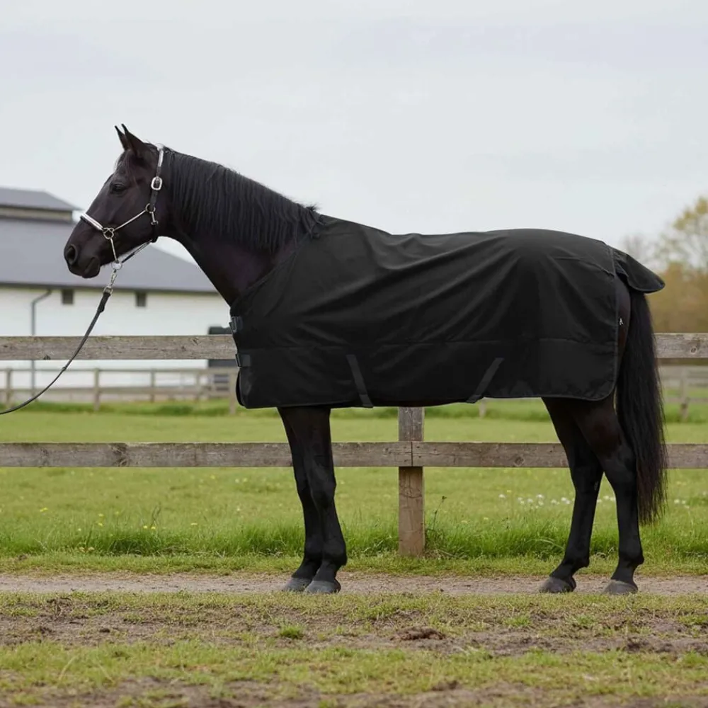 Paardendeken Donkergroen en 75 cm Polyester>vidaXL Outlet