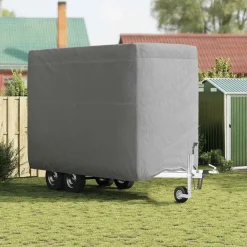 Voertuigonderdelen & -Accessoires*vidaXL Paardentrailerhoes 334x148x230 cm vliesvlies grijs