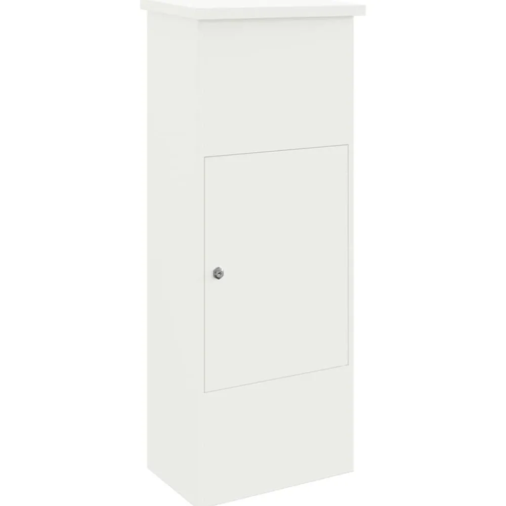 Pakket inwerp box met opslag 44,5 x 29 x 110,5 cm Staal>vidaXL Clearance