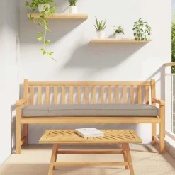 Woon- & Tuinaccessoires*vidaXL Palet Kussen 200 x 40 x 8 cm Oxford Stof Taupe