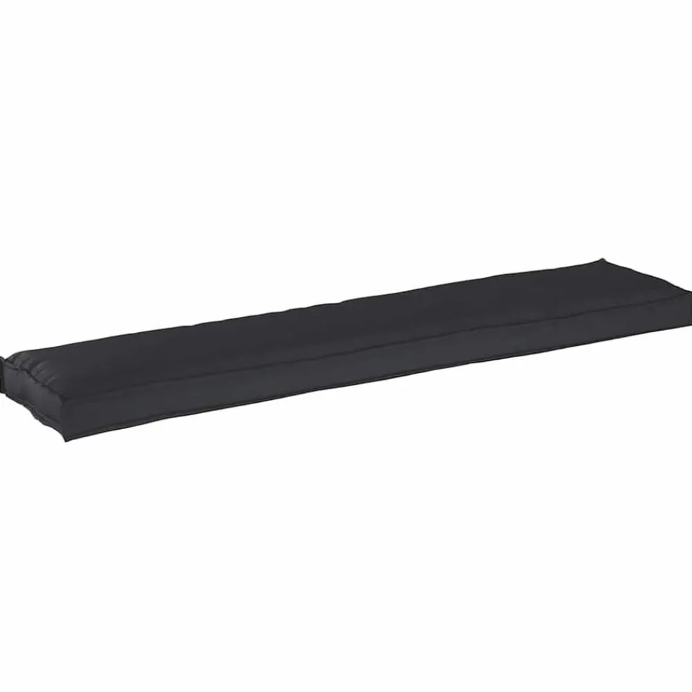 Woon- & Tuinaccessoires*vidaXL Palet Kussen 180 x 40 x 8 cm Oxford Stof Zwart