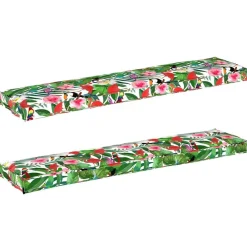 Woon- & Tuinaccessoires*vidaXL Pallet Kussen Set 2 pcs Tropische Jungle 180 x 40 x 8 cm Tropisch jungle