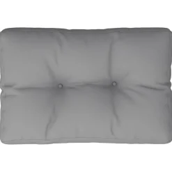 Woon- & Tuinaccessoires*vidaXL Palletkussen 50x40x12 cm stof Grijs
