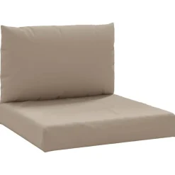 Woon- & Tuinaccessoires*vidaXL Palletkussens 2 st oxford stof Taupe