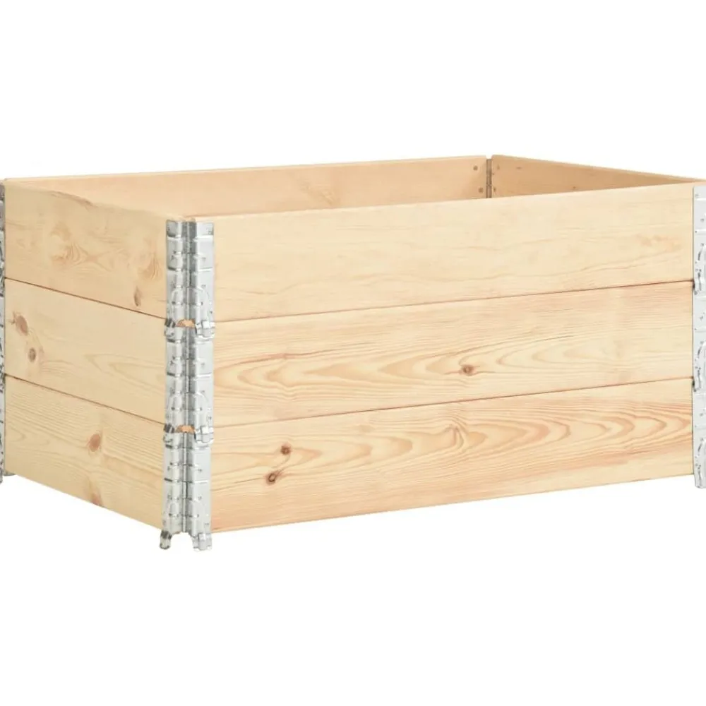 Palletopzetranden 3 st 80x120 cm massief grenenhout>vidaXL Discount