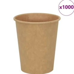 Papieren koffiekopjes 1000 st 8oz 200 ml bruin>vidaXL Hot
