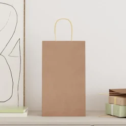 Papieren zakken 50 st met hengsels 21x11x36 cm>vidaXL Hot