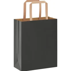 Papieren zakken 250 st met hengsels 18x8x22 cm><noscript><img width=