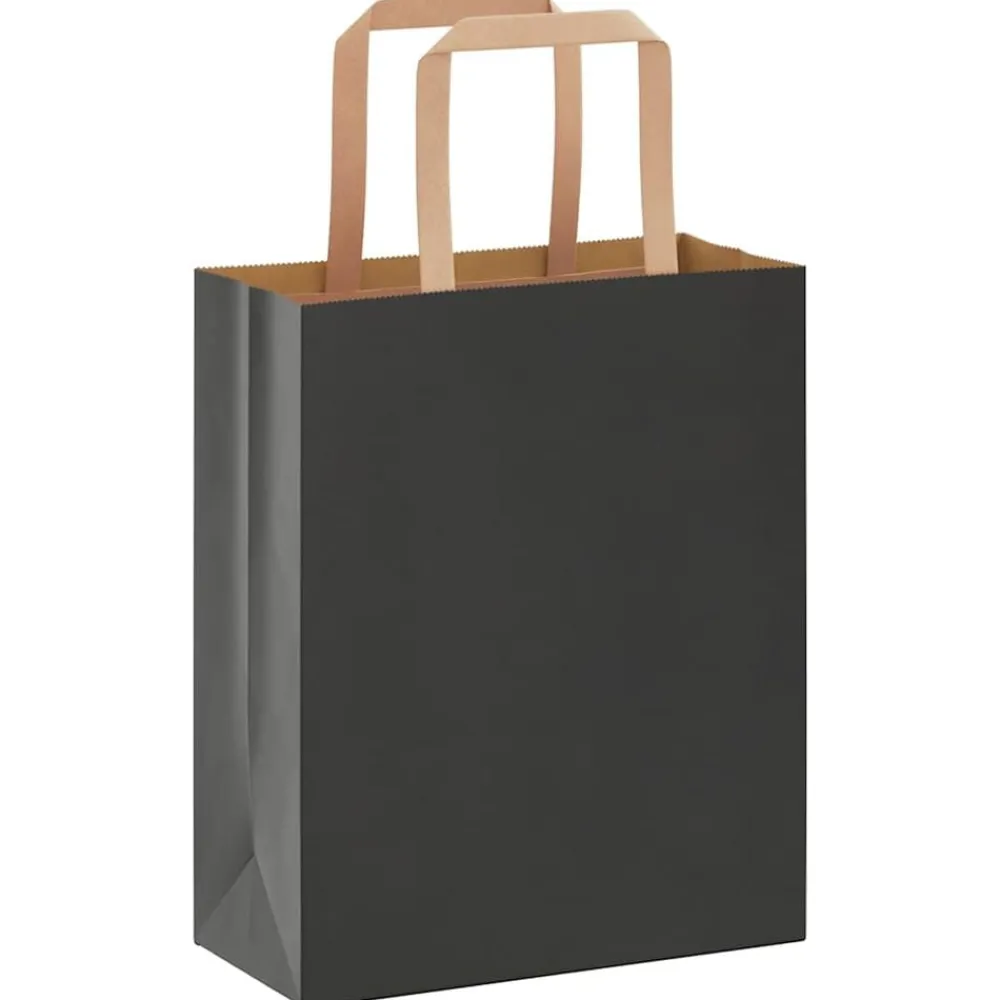 Papieren zakken 250 st met hengsels 18x8x22 cm>vidaXL Sale