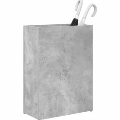 Huishoudelijke Benodigdheden*vidaXL Paraplu Standaard Beton Grijs 40 x 20 x 55,5 cm Bewerkt hout Betongrijs
