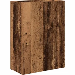 Paraplu Standaard Oudhout 40 x 20 x 55,5 cm Bewerkt hout>vidaXL Online