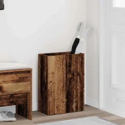 Paraplu Standaard Oudhout 40 x 20 x 55,5 cm Bewerkt hout>vidaXL Online