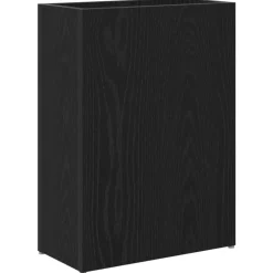 Huishoudelijke Benodigdheden*vidaXL Paraplu Standaard 40 x 20 x 55,5 cm Bewerkt hout Zwart eiken