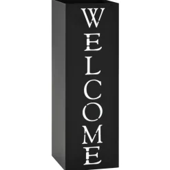 Huishoudelijke Benodigdheden*vidaXL Parapluhouder Welcome staal Zwart