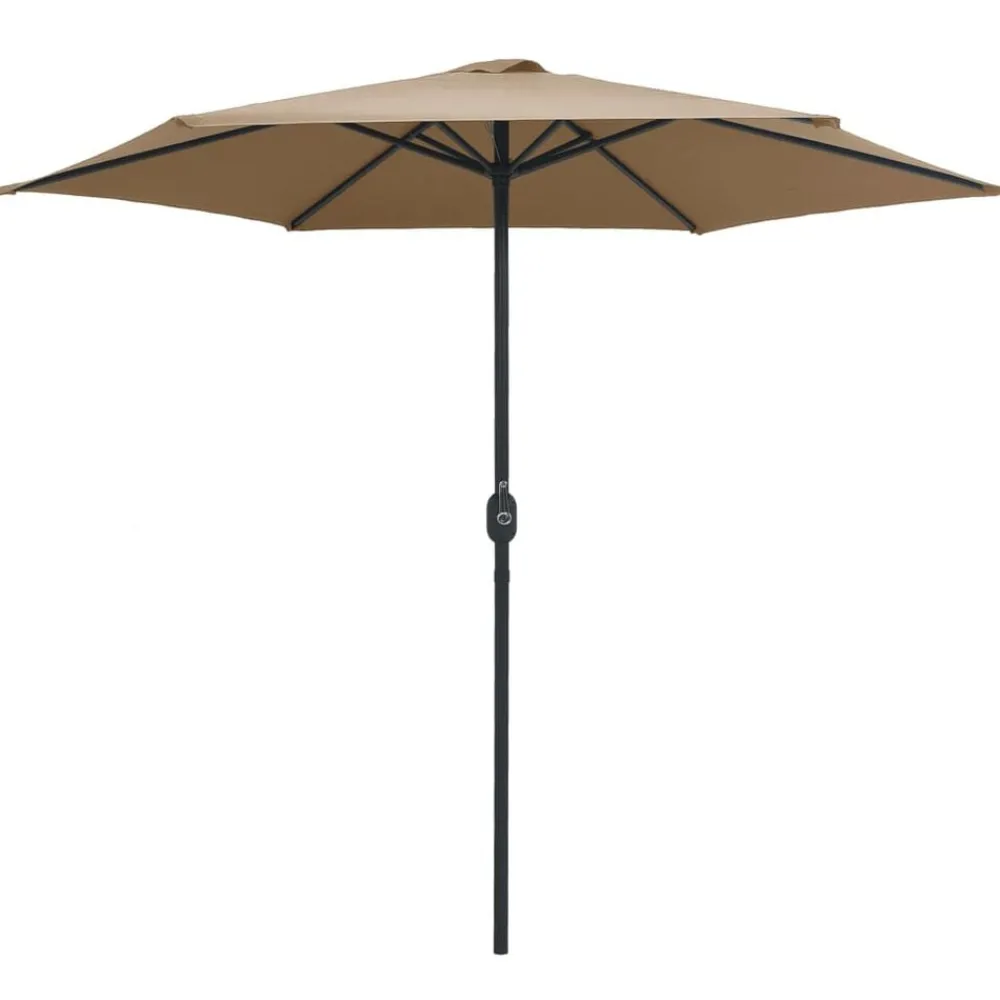 Parasol met aluminium paal 270x246 cm>vidaXL Online