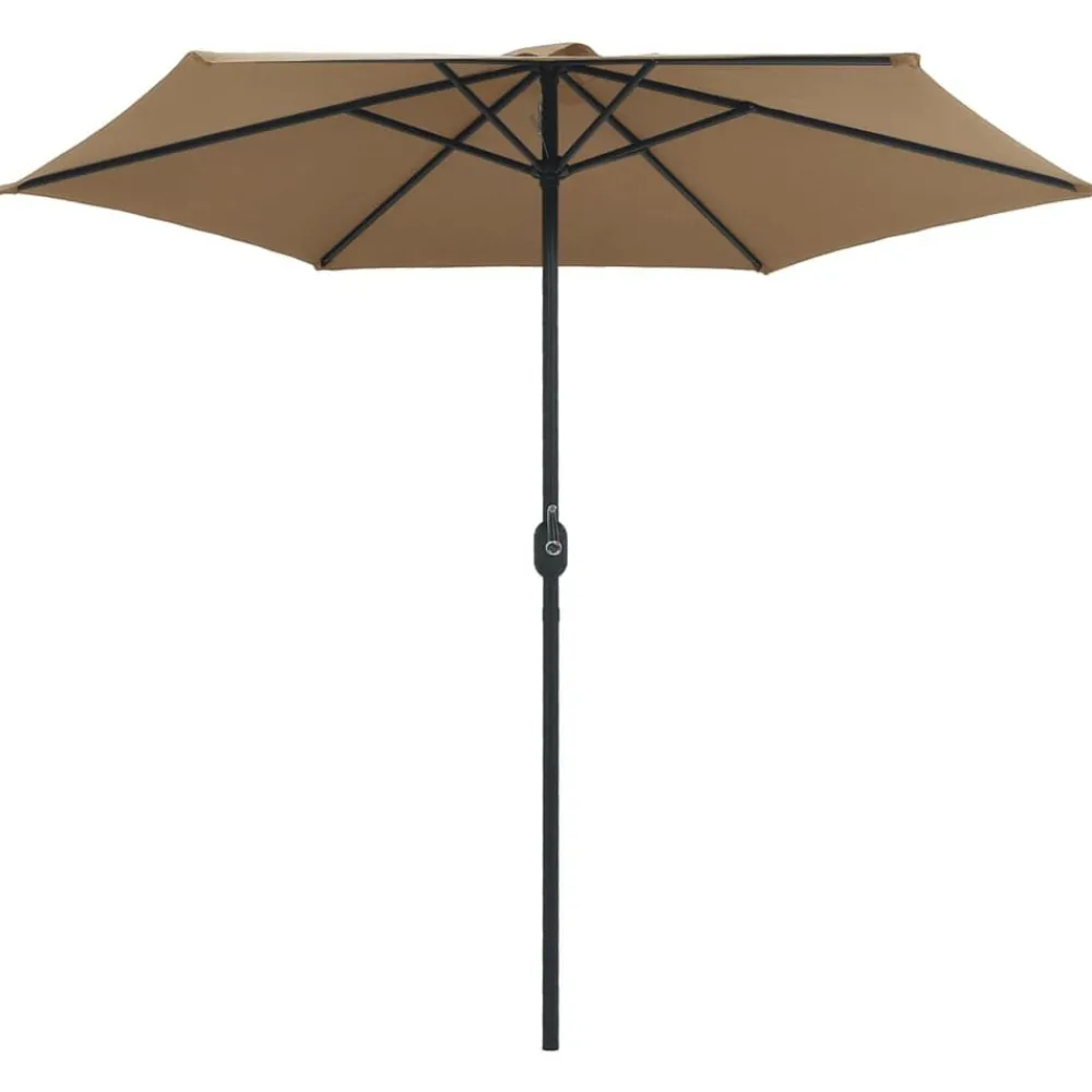 Parasol met aluminium paal 270x246 cm>vidaXL Online