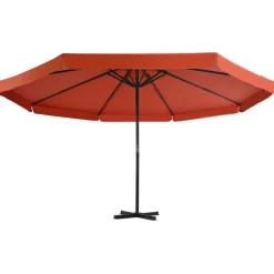 Tuin & Gazon*vidaXL Parasol met aluminium paal 500 cm kleurig Terracotta