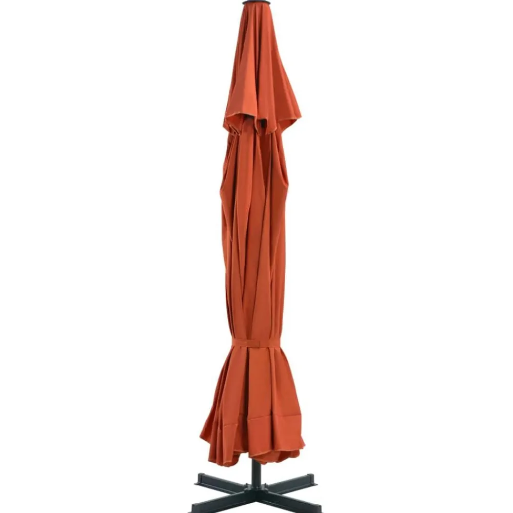 Tuin & Gazon*vidaXL Parasol met aluminium paal 500 cm kleurig Terracotta