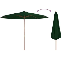 Parasol met houten paal 350 cm><noscript><img width=