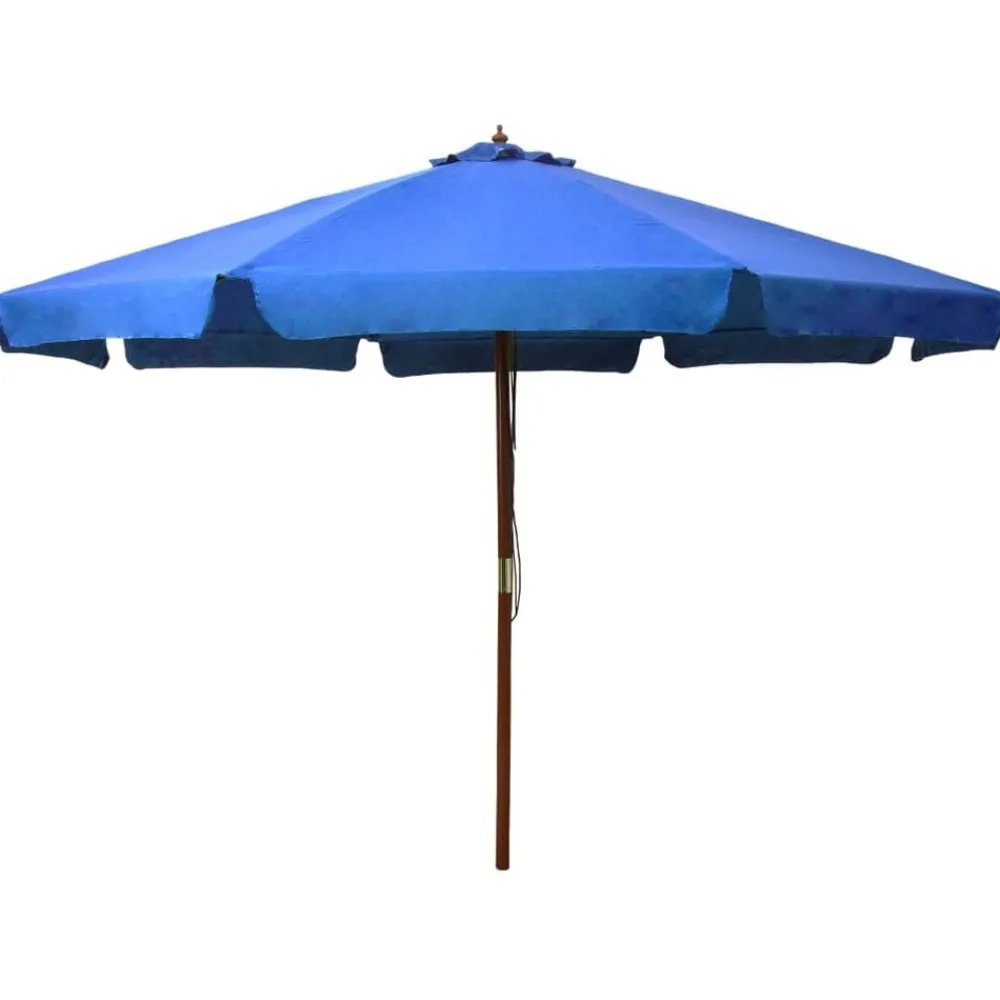 Parasol met houten paal 330 cm>vidaXL Sale