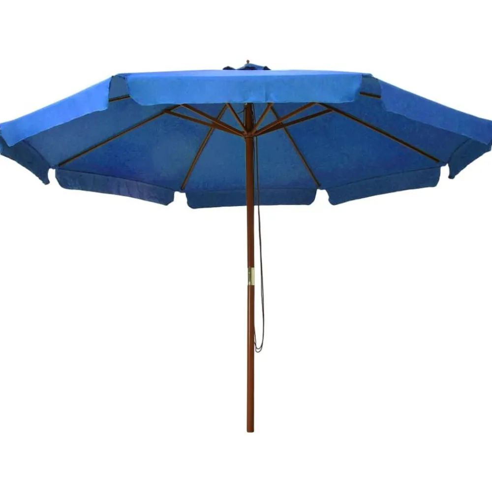 Parasol met houten paal 330 cm>vidaXL Sale