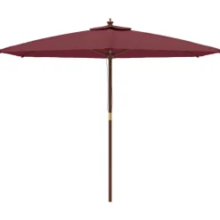 Parasol met houten paal 299x240 cm bordeaux><noscript><img width=