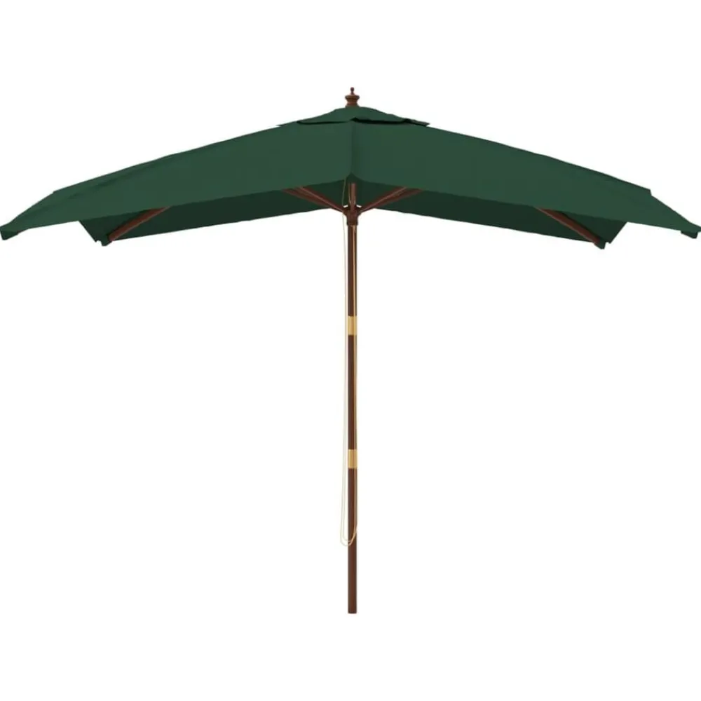 Parasol met houten paal 300x300x273 cm>vidaXL Online