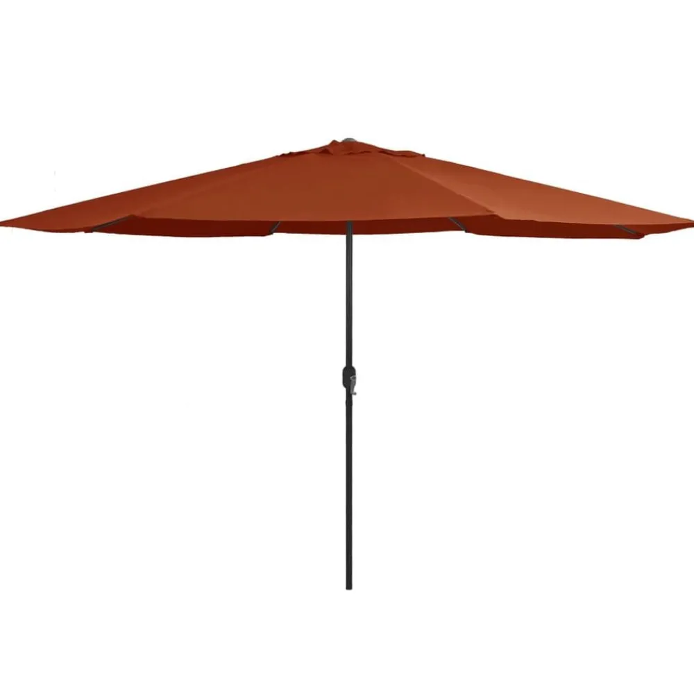 Parasol met metalen paal 390 cm kleurig>vidaXL Hot