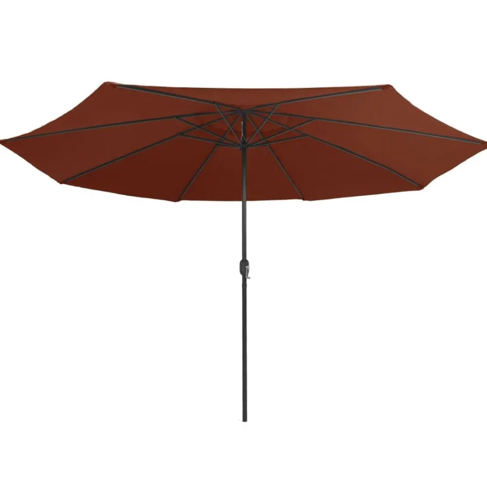 Parasol met metalen paal 390 cm kleurig>vidaXL Hot