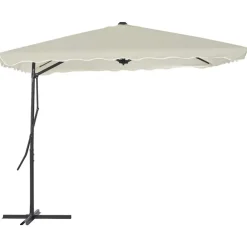 Parasol met stalen paal 250x250 cm kleurig>vidaXL Clearance
