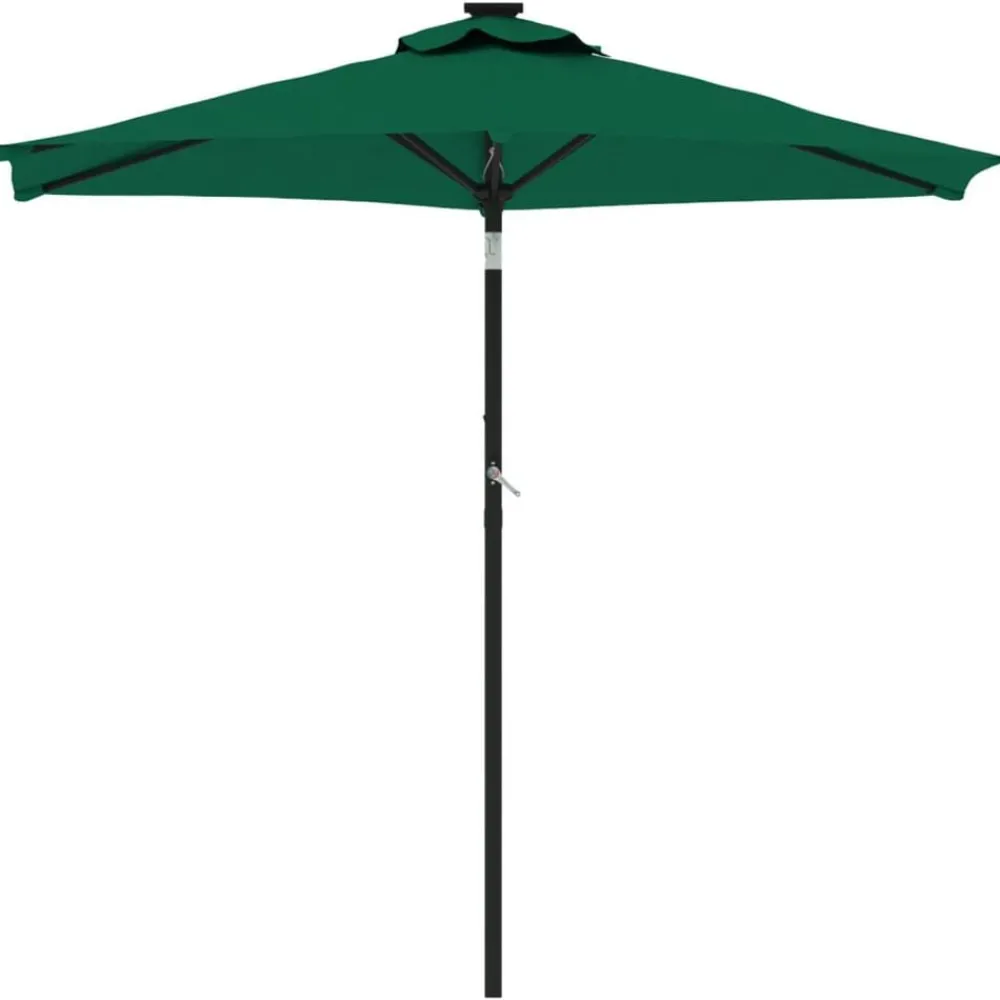 Parasol met stalen paal 225x225x212 cm>vidaXL Outlet