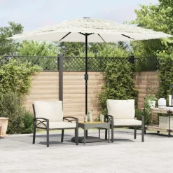 Parasol met stalen paal 248x248x248 cm>vidaXL Clearance