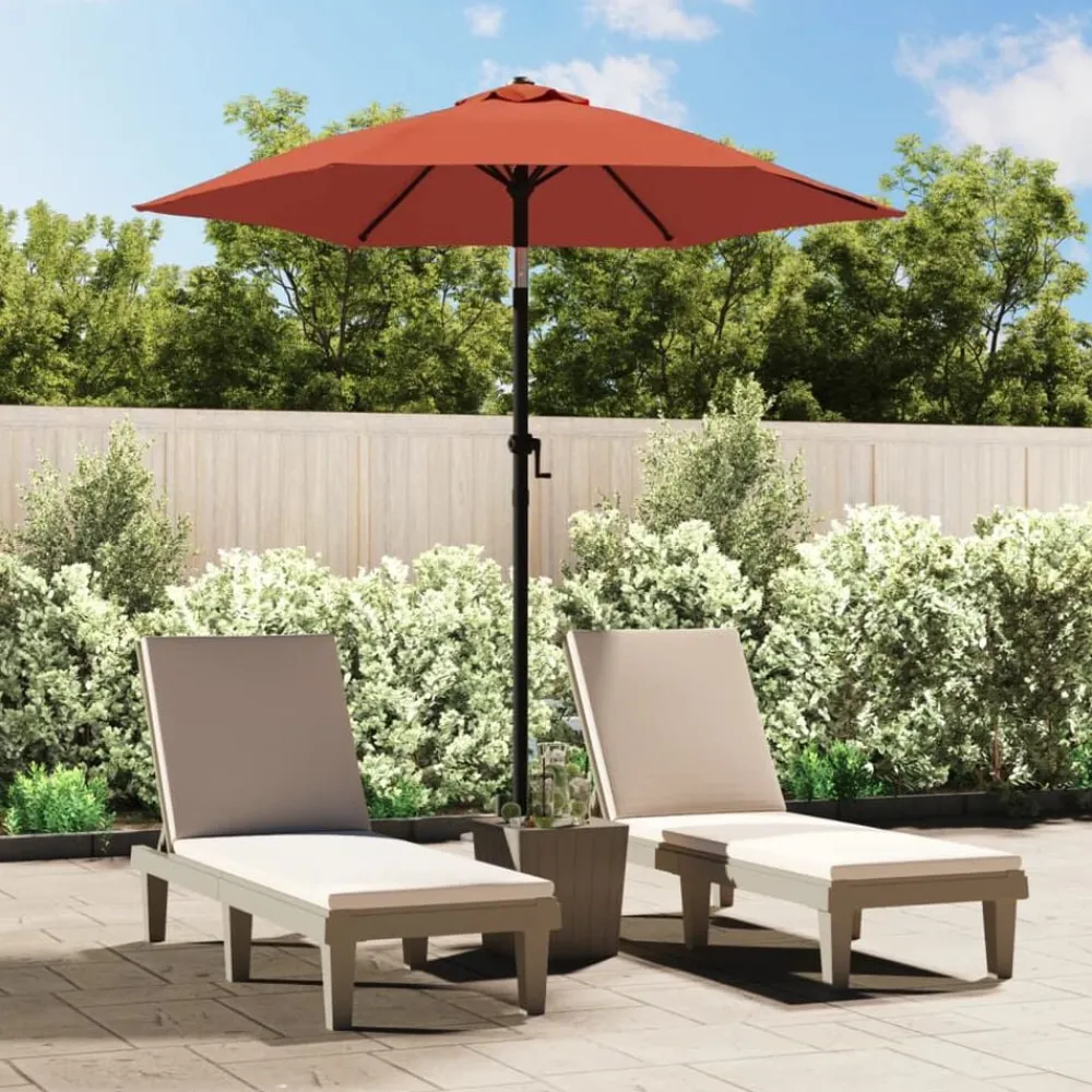 Parasol 200x224 cm aluminium>vidaXL Online