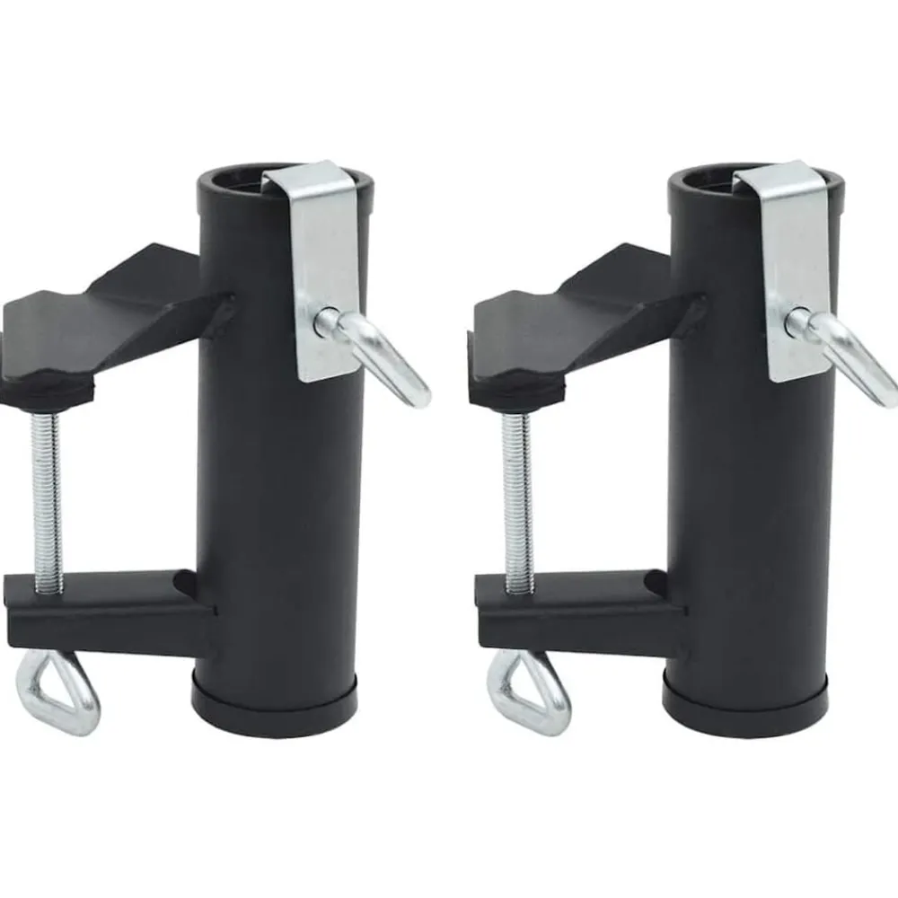Parasolklemmen voor balkon 2 st 25-38 mm staal>vidaXL Online
