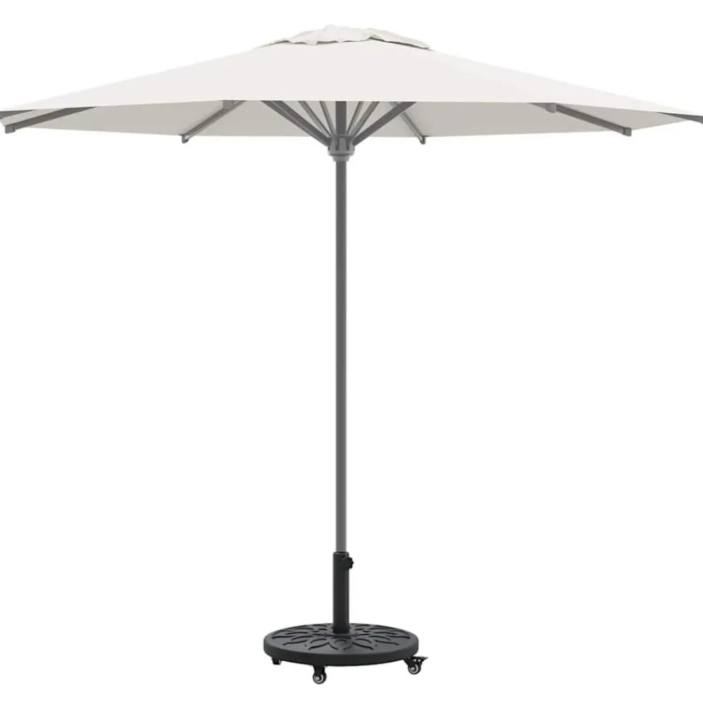 Parasolvoet Art Deco Zwart Ø 45 x 39,5 cm IJzer>vidaXL Outlet