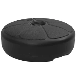Parasolvoet gevuld met zand/water 15 L zwart>vidaXL Sale