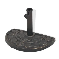 Parasolvoet halfrond 9 kg hars bronskleurig><noscript><img width=