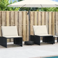 Tuin & Gazon*vidaXL Parasolvoet met wielen voor stok van Ø38 / 48 mm 27 kg rond