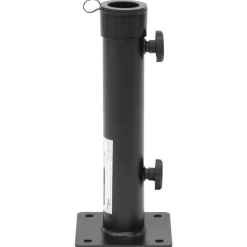 Tuin & Gazon*vidaXL Parasolvoet voor Ø38/48 mm stok staal matzwart