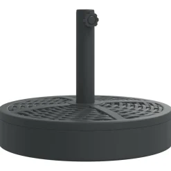Tuin & Gazon*vidaXL Parasolvoet voor stokken van Ø38 / 48 mm 25 kg rond