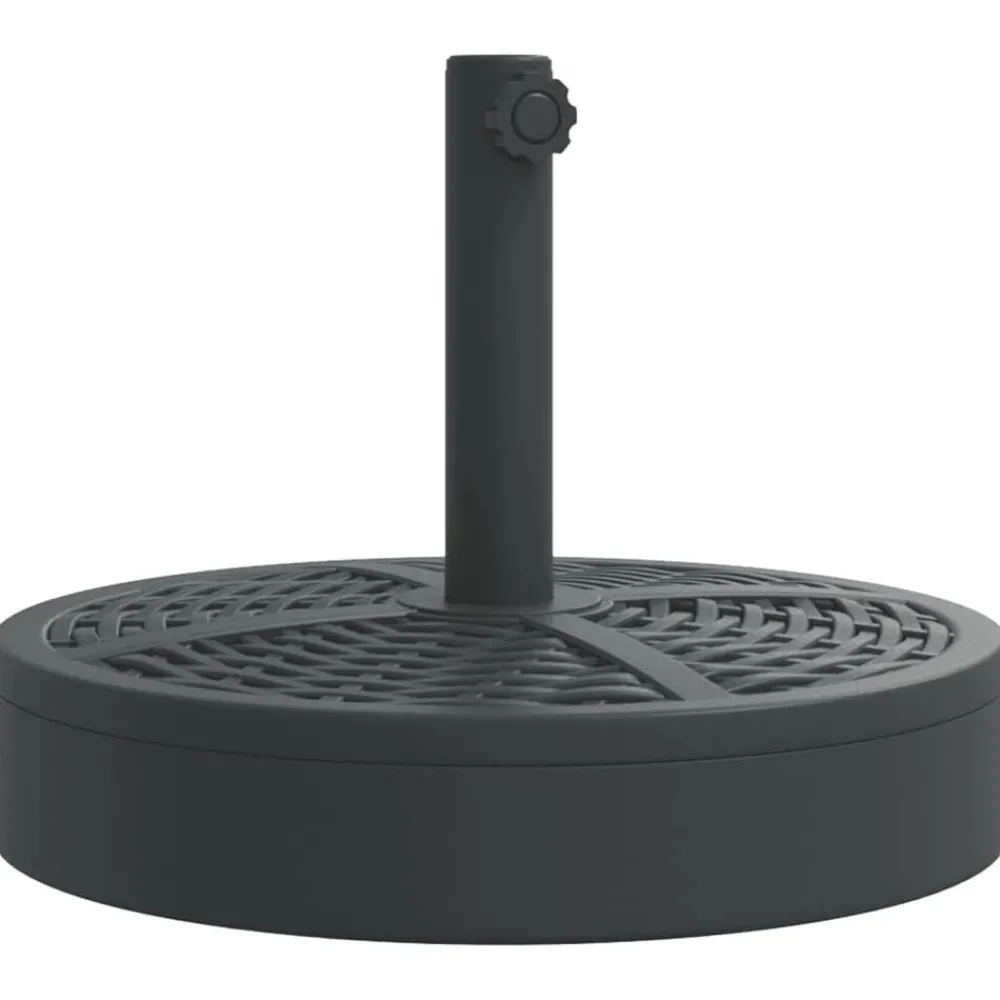 Tuin & Gazon*vidaXL Parasolvoet voor stokken van Ø38 / 48 mm 25 kg rond